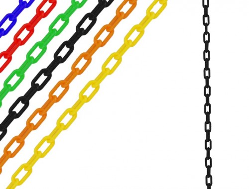 Cadena Plástica POM MUSSE 2.0 mm – Alta resistencia para señalización y partición