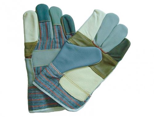 10.5" Furniture leather working gloves