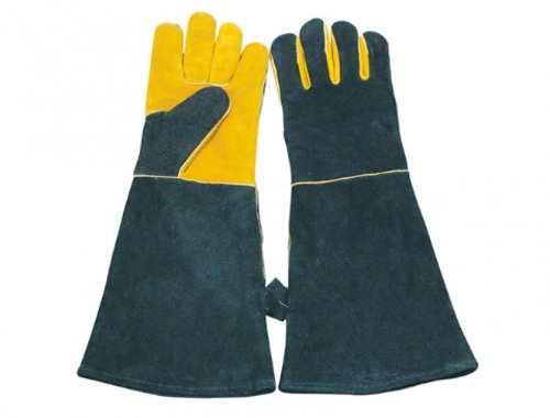 14" Cow split leather welding gloves