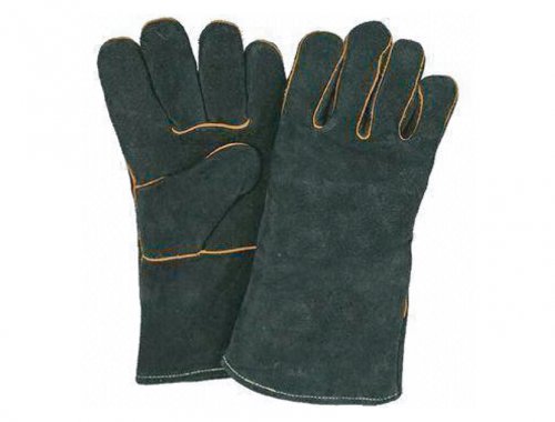 14" Cow split leather welding gloves ,guantes de seguridad, guantes de soldadura
