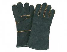 14" Cow split leather welding gloves ,guantes de seguridad, guantes de soldadura