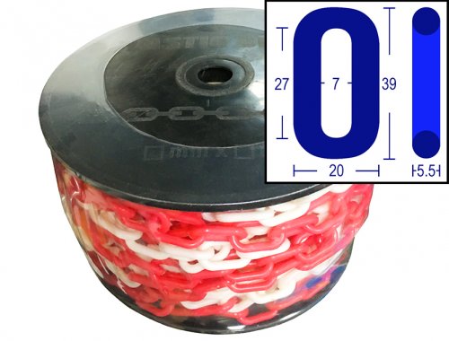 Cadena Plástica Plana de 5.5mm (Cadena PP)