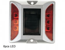 6pcs Aluminum Road Stud, Stud de carretera de aluminio