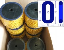 Cadena Plástica Redonda de 6mm (Cadena PP)