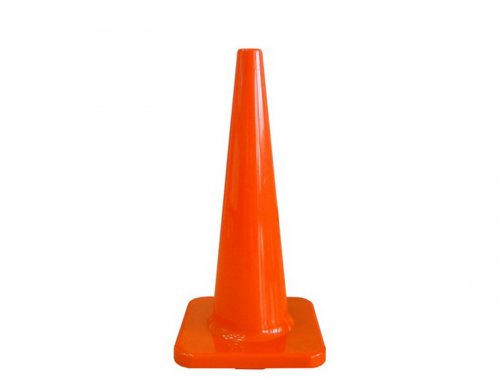 Cono de tráfico de 30 pulgadas (75 cm) PVC Slim-Line | Cono de seguridad de alta visibilidad | MUSSE