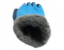 Winter Design Blue 15 Gauge double latex gloves