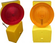 UK style solar warning light