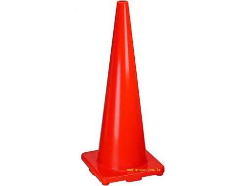 Conos de tráfico naranjas de 36 pulgadas (90 cm) | Conos de seguridad de alta visibilidad | MUSSE