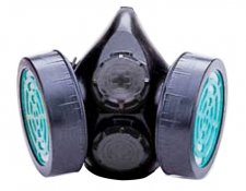 Chemical Respirator, Respirador químico, Twin Cartridges