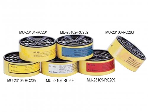 Cartuchos de Filtro para Respiradores Industriales (Serie RC201-RC209) | MUSSE