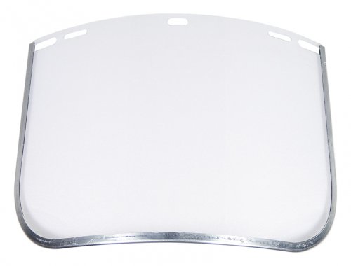 Transparent PC Visor With Aluminum Edge (8" x 12" x 1.0mm)