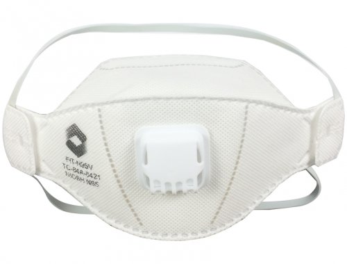 N95 Certified Flat Folding Mask With Exhalation Valve