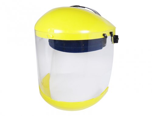 Face and chin protection, Yellow ABS Brow Guard, Visor, Chin Guard,