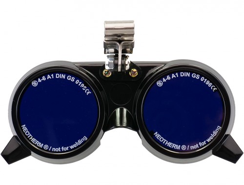 Clip-On Furnace Observation Cobalt Blue Glass Made in Taiwan | MUSSE Eye Protection