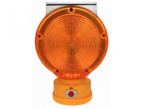 2pcs super bright LED Solar Warning Light