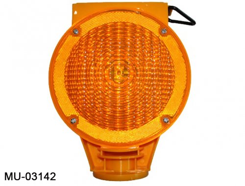 Solar Warning Light-4 High Intensity Super Bright LEDs