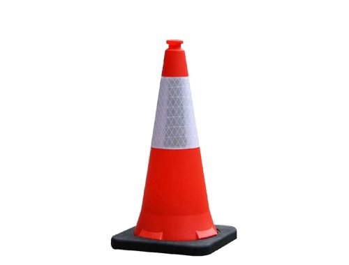 Cono de Tráfico de PE de 91 cm | Alta Visibilidad y Durabilidad