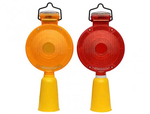 Solar warning light