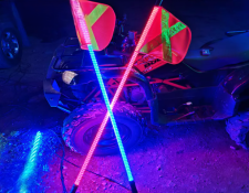 MU-32001 – Látigo LED para buggy de un solo color, súper brillante