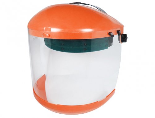 ABS  Orange Brow Guard, Visor, Chin Guard