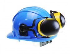 Safety helmet earmuffs