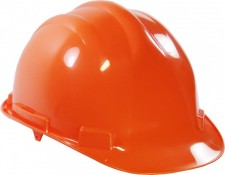 Ornage hard hat construction