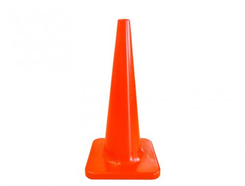 Conos de tráfico de 28 pulgadas (70 cm) PVC Slim-Line | Conos de seguridad de alta visibilidad | MUSSE