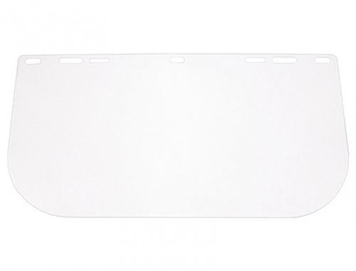 Transparent PC Visor 8" x 15.5" x 1.0mm, Visor de PC