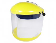 Face shield with Chin Guard Protection | ABS Yellow  Brow Guard, Visor, Chin Guard | MUSSE PPE