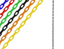 black plastic chain
