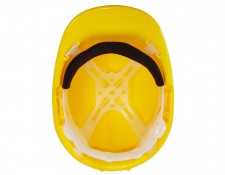 construction safety helmets inside photo