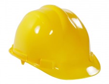 yellow construction safety helmets