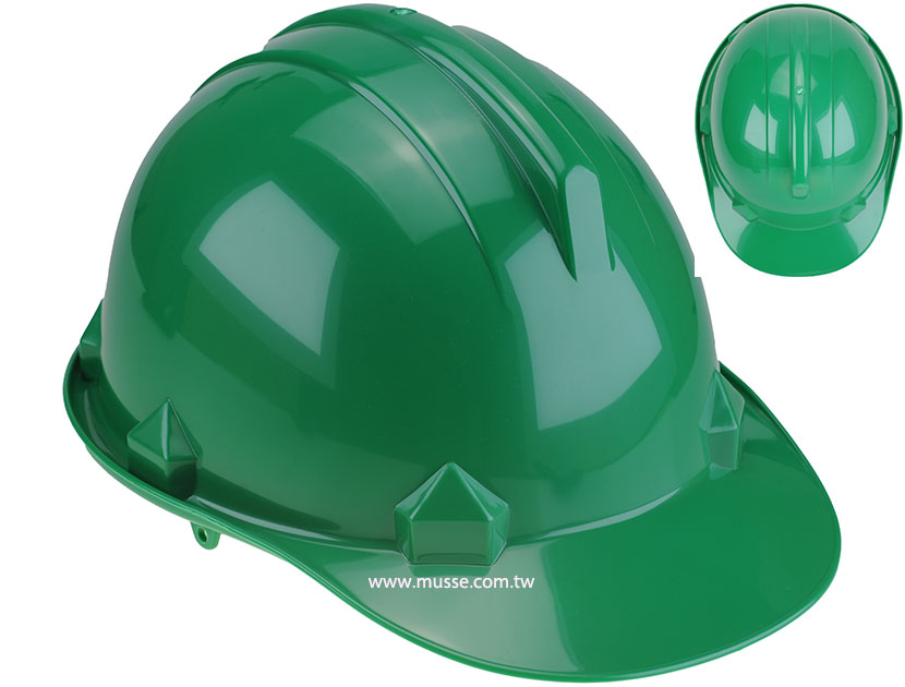 Green safety helmet standard
