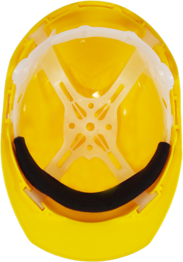 Yellow PP Hard hats