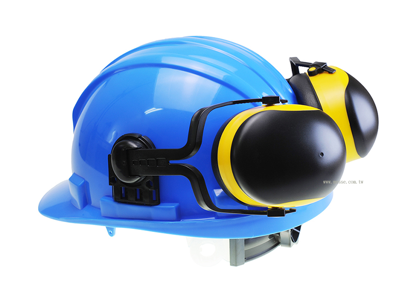 Safety helmet earmuffs