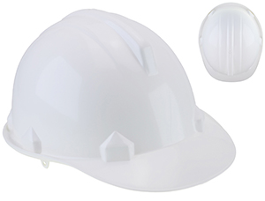 White PE Hard hats
