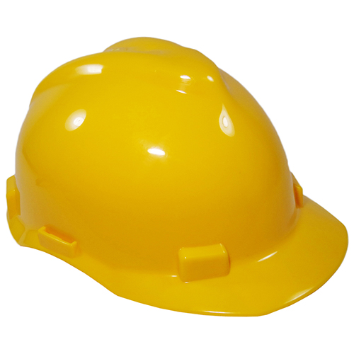 Yellow PP Hard hats