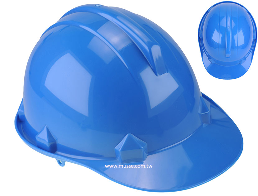 Blue safety helmet colour