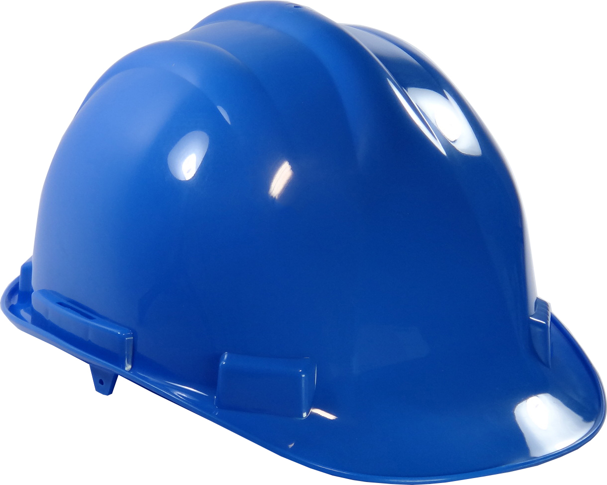 blue hard hat safety