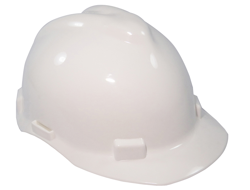 white hard hats