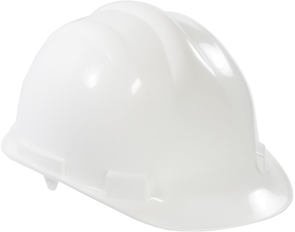 White u birm hard hat