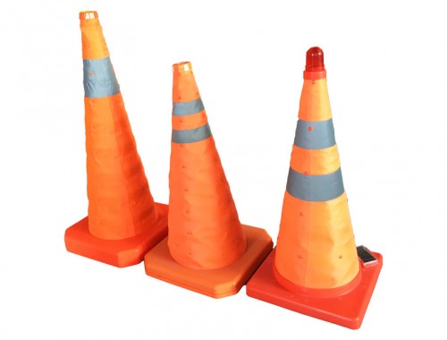 55cm Collapsible Traffic Cone | Breakdown & Recovery Pop-Up Cone | MUSSE