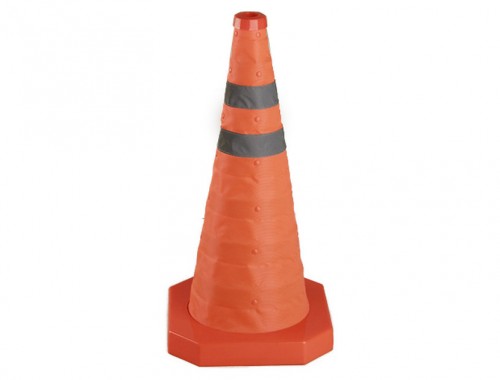 60cm Collapsible Traffic Cone | Municipal & Event Marshalling Cone | MUSSE