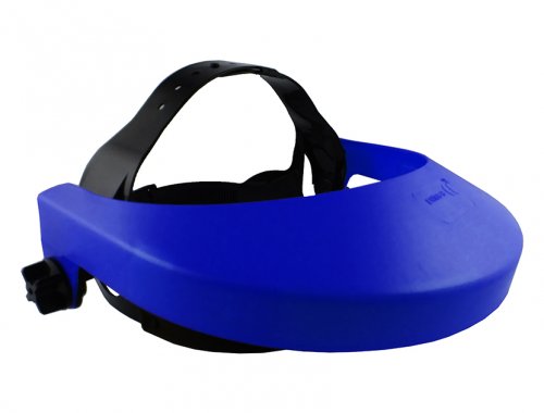 Blue ABS Brow Guard | Manual Adjustment Headgear | MUSSE