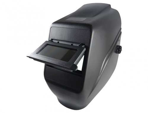 Flip-Front Welding Helmet | High-Impact Polypropylene Shell Ratchet Harness | MUSSE