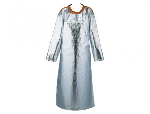 Aluminized Apron with Sleeves | Front & Arm Foundry Protection | MUSSE