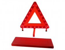 LED Warning Triangle with Magnet | Three-Mode Flashing Emergency Triangle | MUSSE