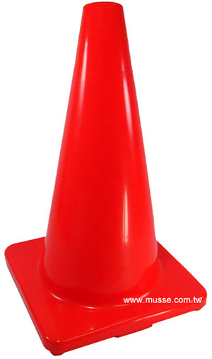 Cono de tráfico naranja de 18 pulgadas