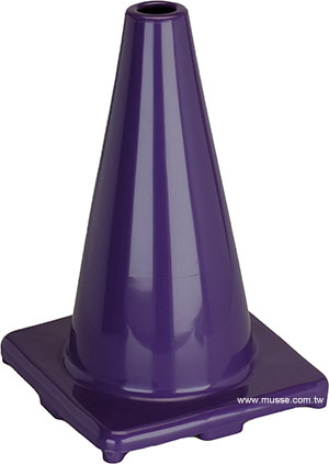 purple 12 inch traffic cones