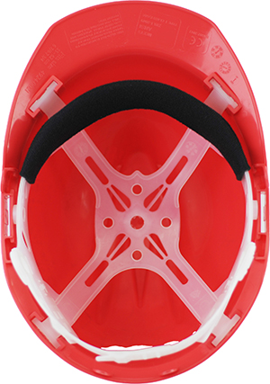 Casco con suspensión PE de 4 puntos